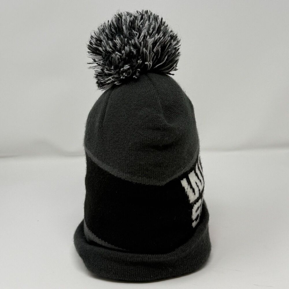 SF Giants 2014 World Series Champions Beanie Nike MLB Gray Black OS - Picture 2 of 9